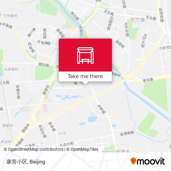 康营小区 map