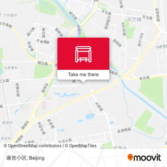 康营小区 map