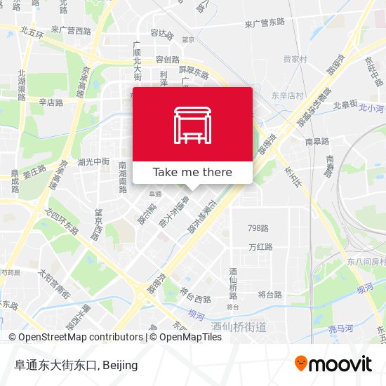 阜通东大街东口 map