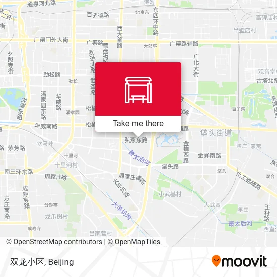 双龙小区 map