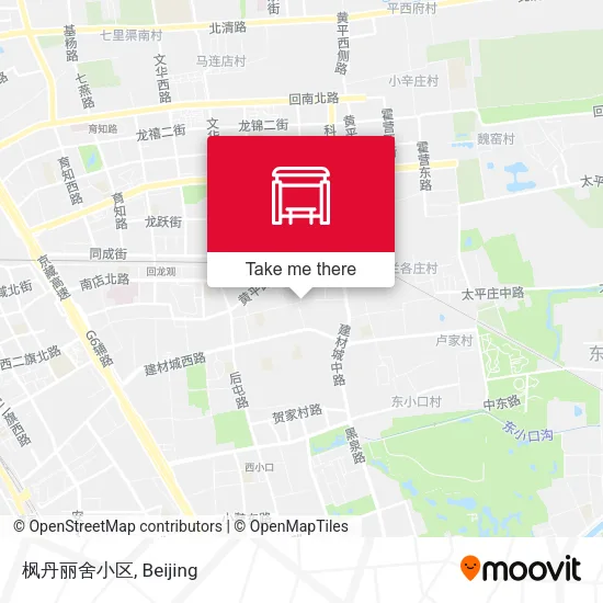 枫丹丽舍小区 map