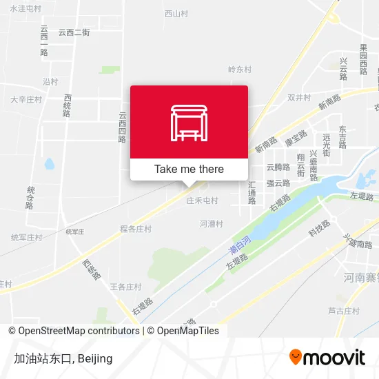 加油站东口 map