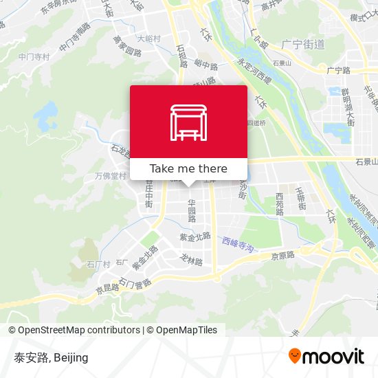 泰安路 map