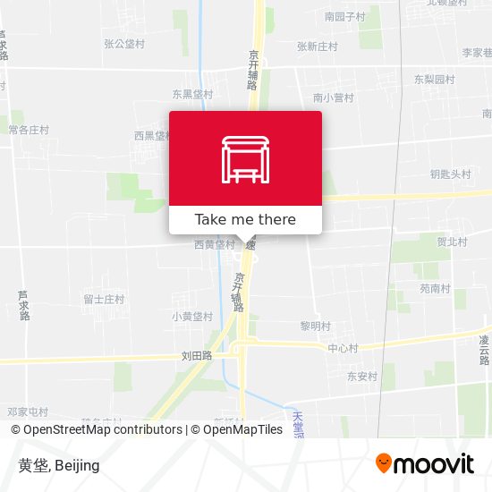 黄垡 map