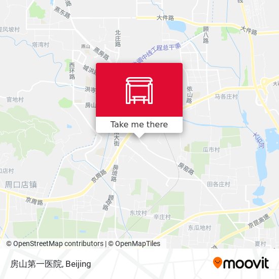 房山第一医院 map