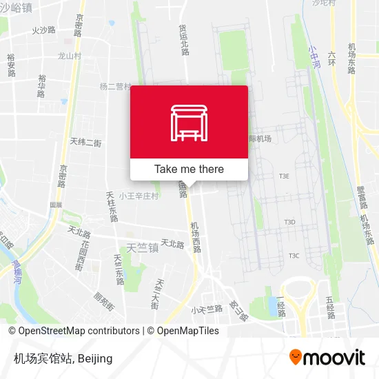 机场宾馆站 map