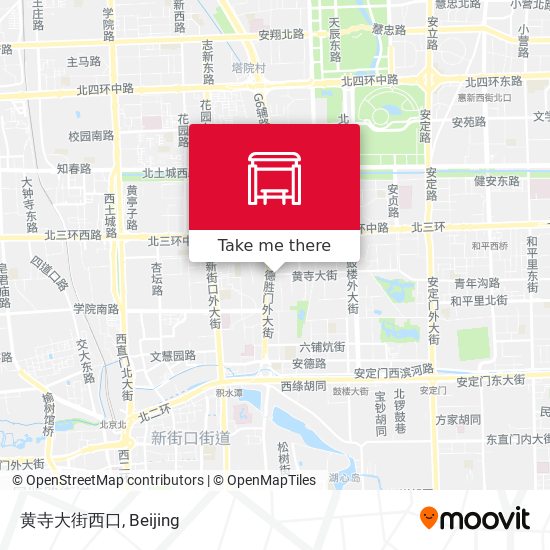 黄寺大街西口 map