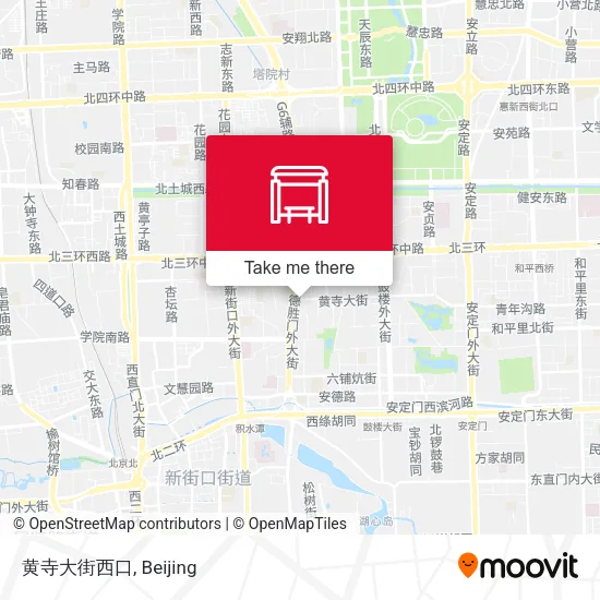 黄寺大街西口 map