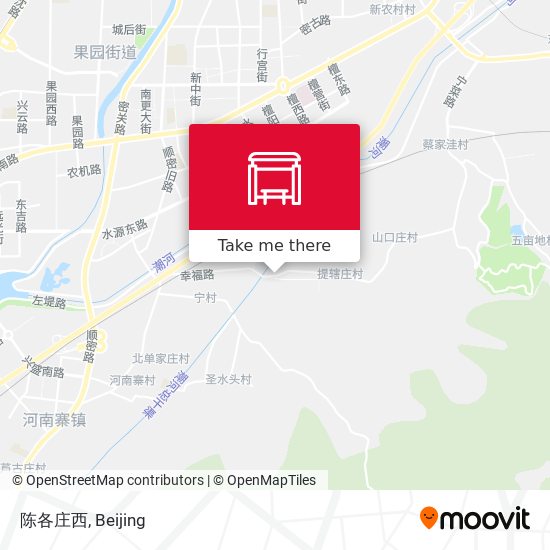 陈各庄西 map