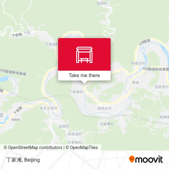 丁家滩 map