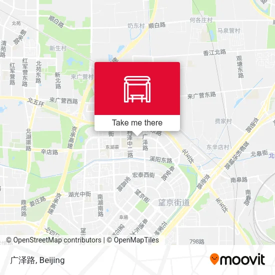 广泽路 map