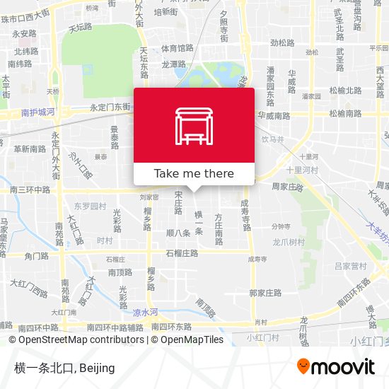 横一条北口 map