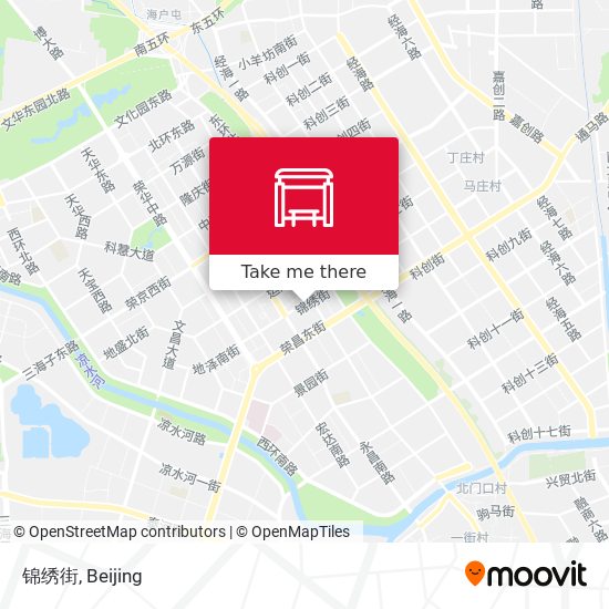 锦绣街 map
