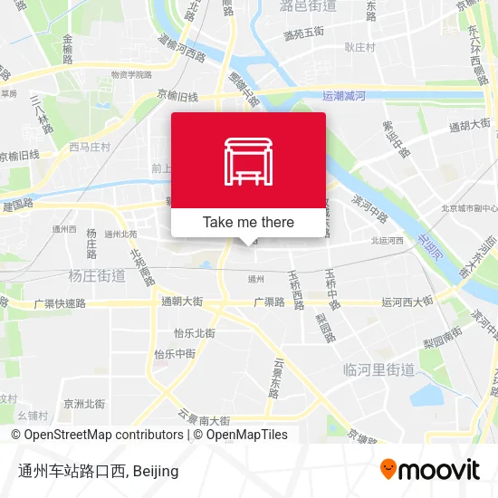 通州车站路口西 map