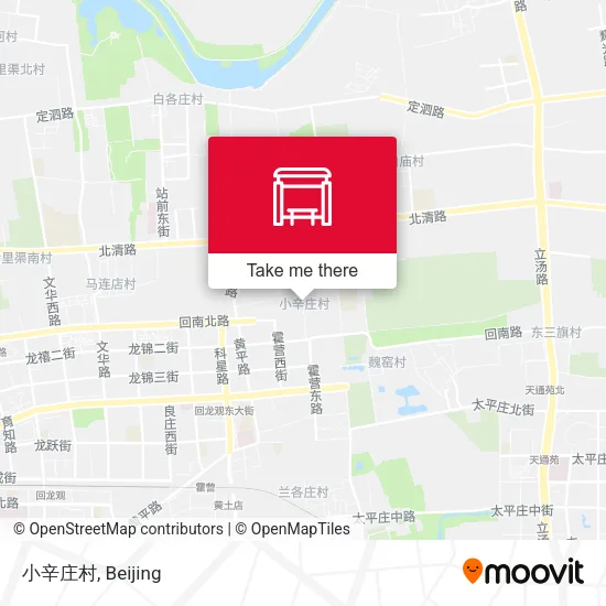 小辛庄村 map