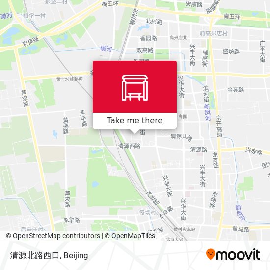 清源北路西口 map