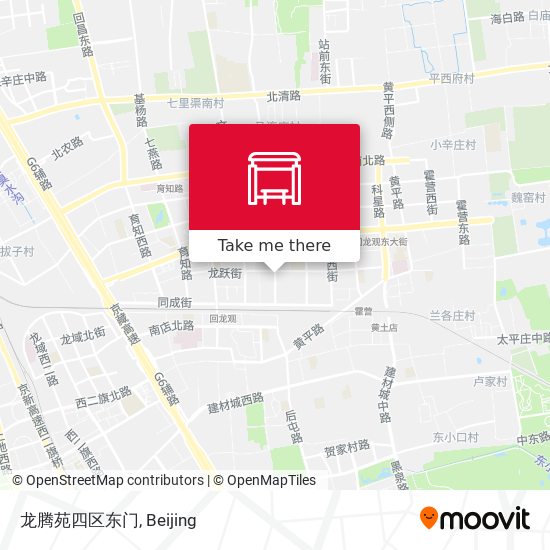 龙腾苑四区东门 map
