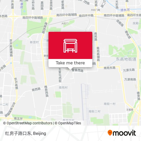 红房子路口东 map