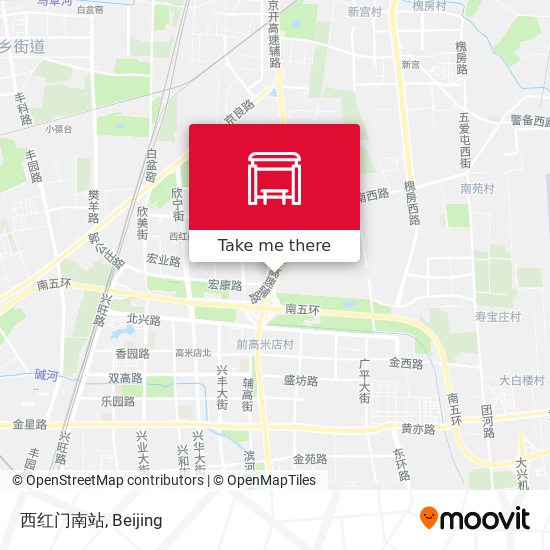 西红门南站 map