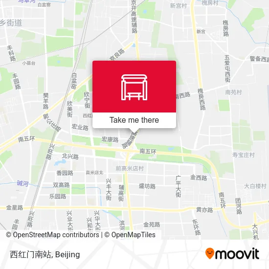西红门南站 map