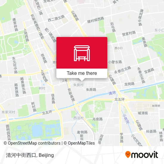 清河中街西口 map