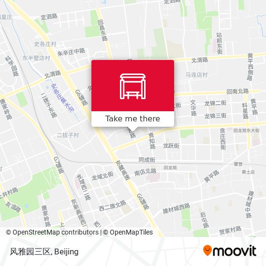 风雅园三区 map
