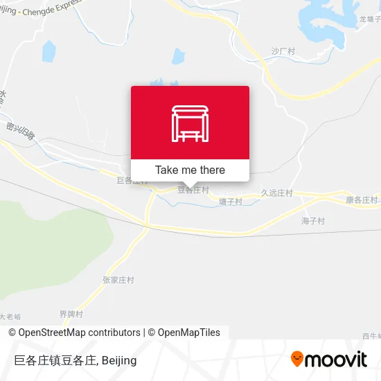 巨各庄镇豆各庄 map