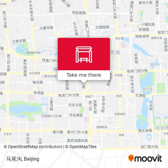 马尾沟 map