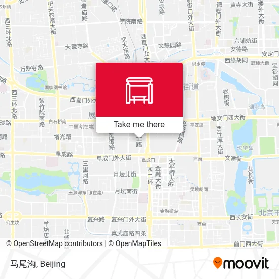 马尾沟 map