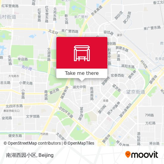 南湖西园小区 map