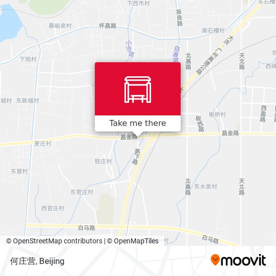 何庄营 map