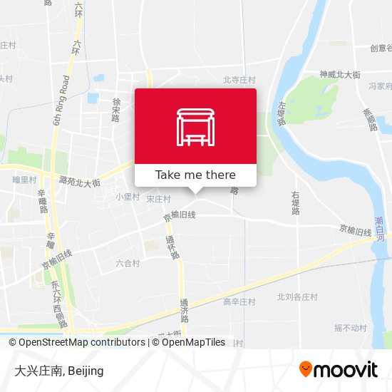 大兴庄南 map