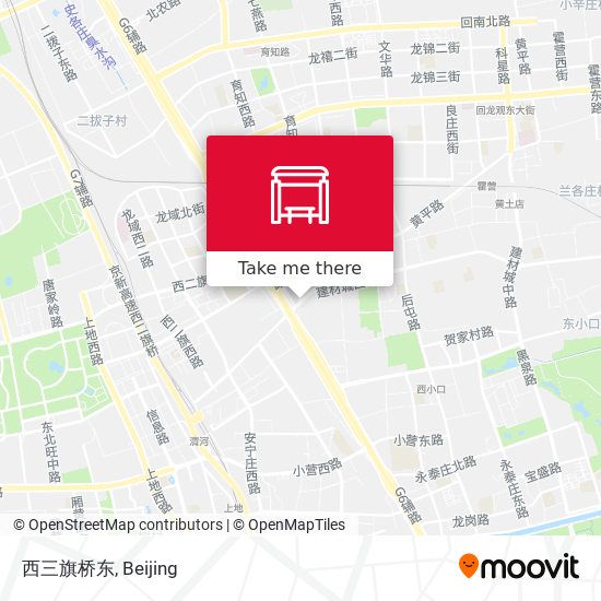 西三旗桥东 map