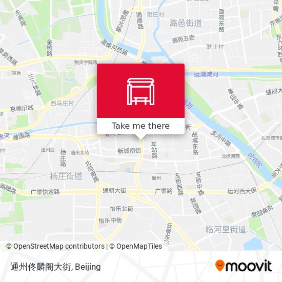 通州佟麟阁大街 map