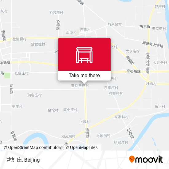 曹刘庄 map