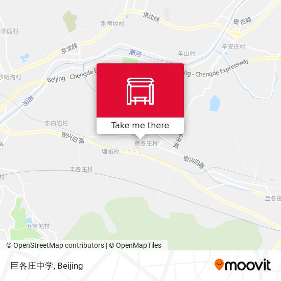 巨各庄中学 map