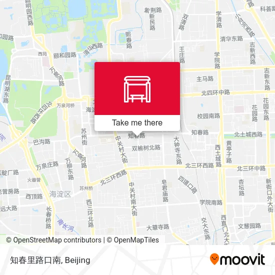知春里路口南 map
