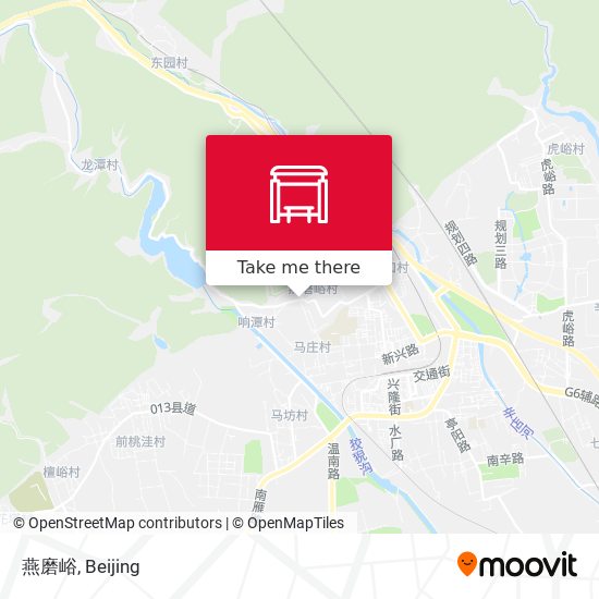燕磨峪 map