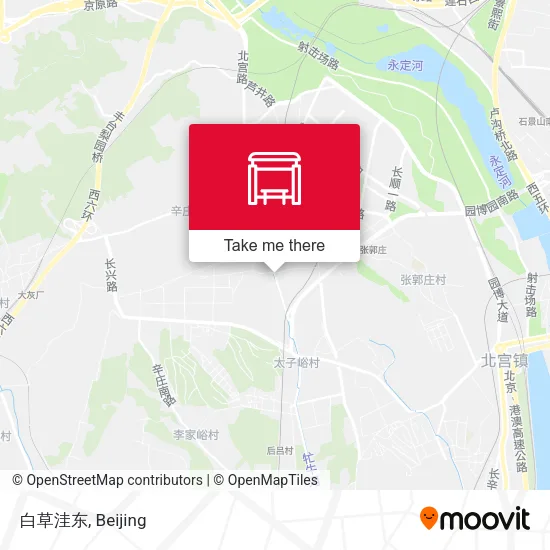 白草洼东 map