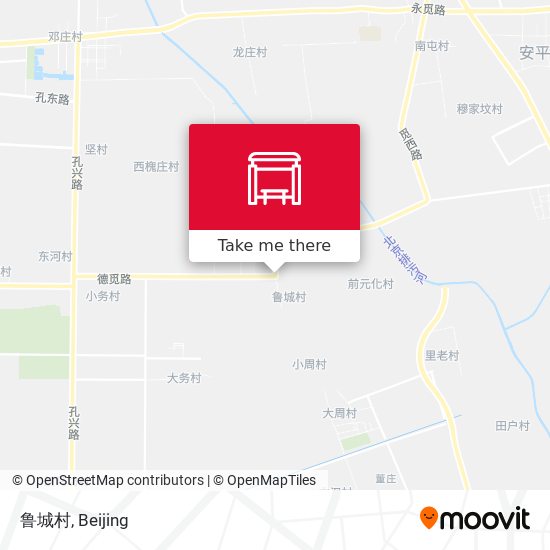 鲁城村 map