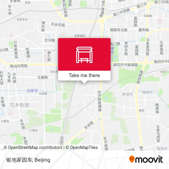 银地家园东 map