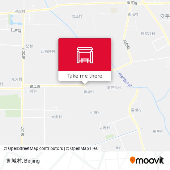 鲁城村 map