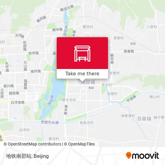 地铁南邵站 map