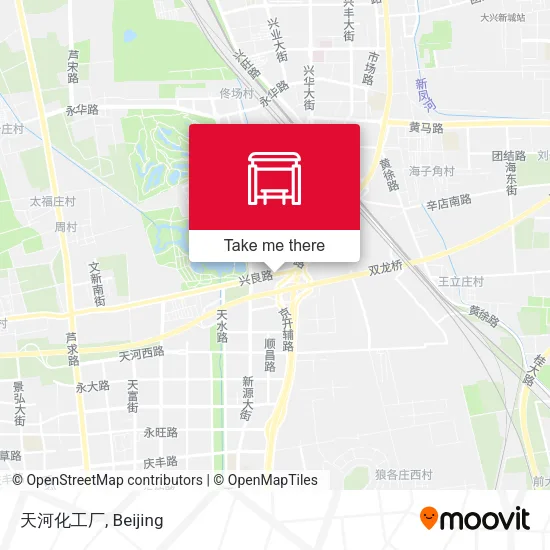 天河化工厂 map