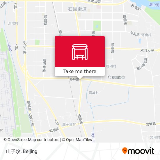 山子坟 map