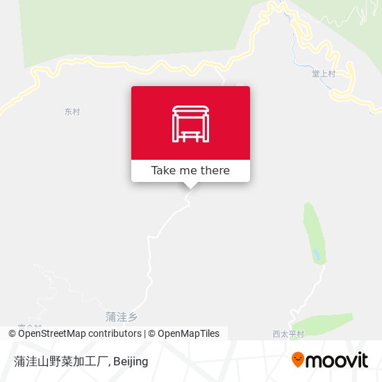 蒲洼山野菜加工厂 map