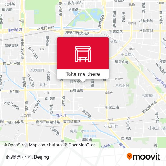 政馨园小区 map