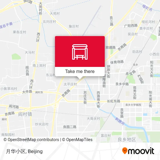 月华小区 map