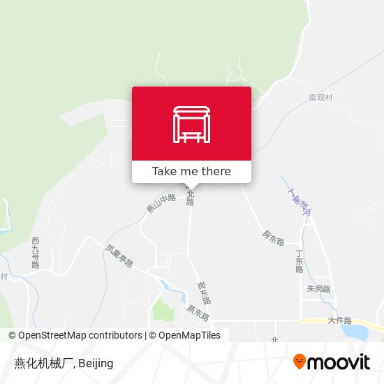 燕化机械厂 map