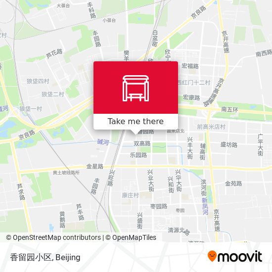香留园小区 map